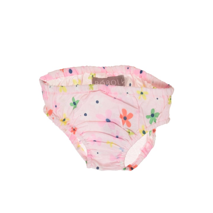 Boboli rózsaszín, virágmintás lányka bugyi – 62