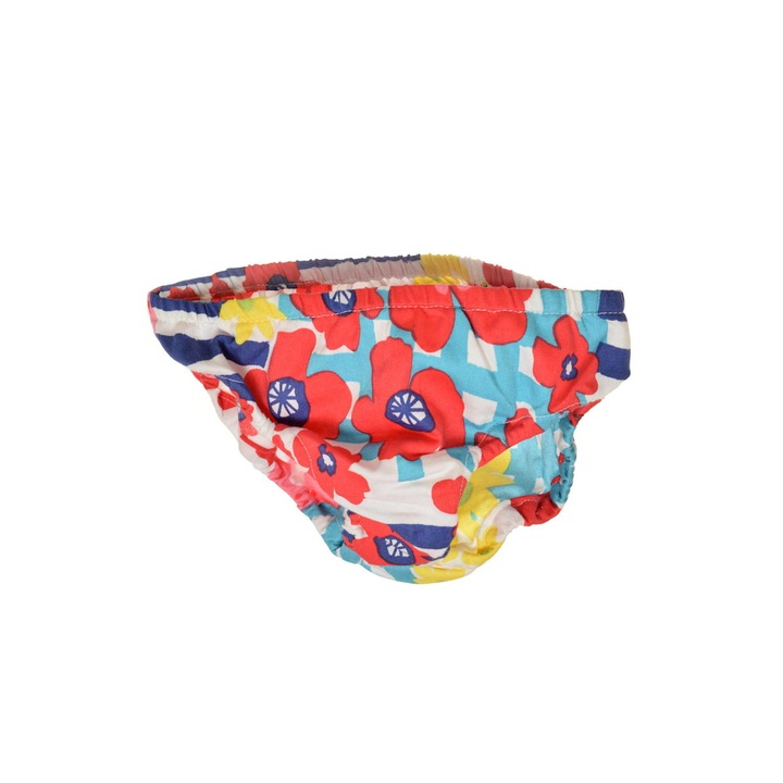 Boboli csíkos, virágmintás lányka bugyi – 62