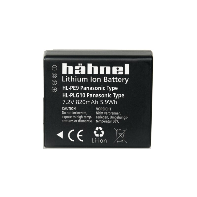 Acumulator Li-Ion Hahnel HL-PE9 tip Panasonic DMW-BLE9 (7.2V 820mAh 5.9Wh)
