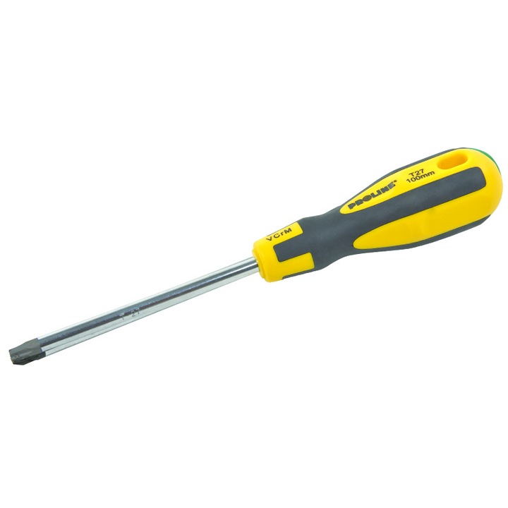 Отвертка Cr-va-mo с мека дръжка T8x75 мм