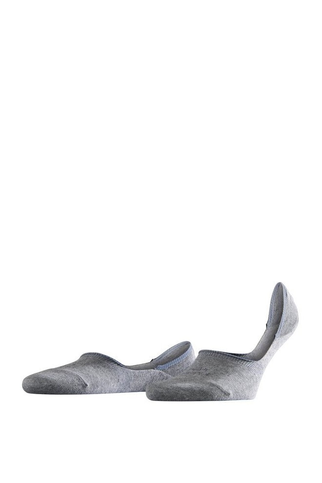 Sosete invizibile FALKE Step, marimea 45-46, bumbac, anti-alunecare, gri