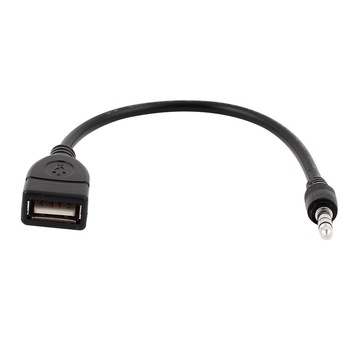 Cablu USB mama - jack 3.5mm 4P 0.2m, Goobay Cablu USB mama - jack 3.5mm 4P 0.2m, Goobay