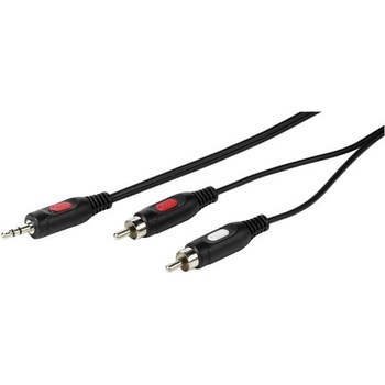 Cablu audio, 1xjack 3.5mm, 2xRCA, 1.5m, Vivanco Cablu audio, 1xjack 3.5mm, 2xRCA, 1.5m, Vivanco