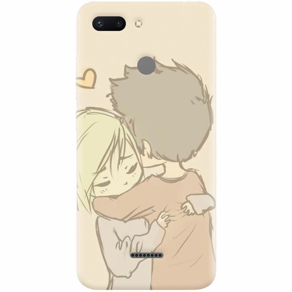Husa silicon pentru Xiaomi Redmi 6, Couple Hug