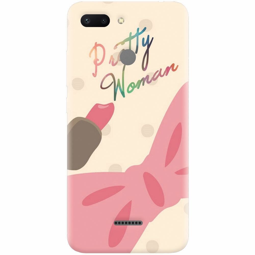 Husa silicon pentru Xiaomi Redmi 6, Cute Girly