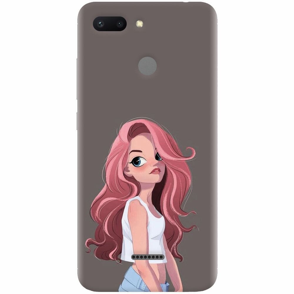 Husa silicon pentru Xiaomi Redmi 6, Cute Girl