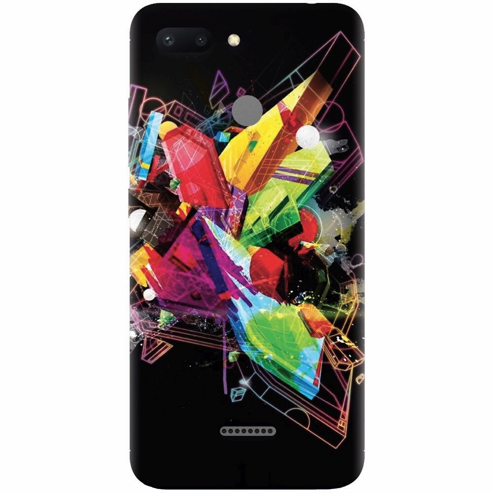 Husa silicon pentru Xiaomi Redmi 6, Abstract Shape