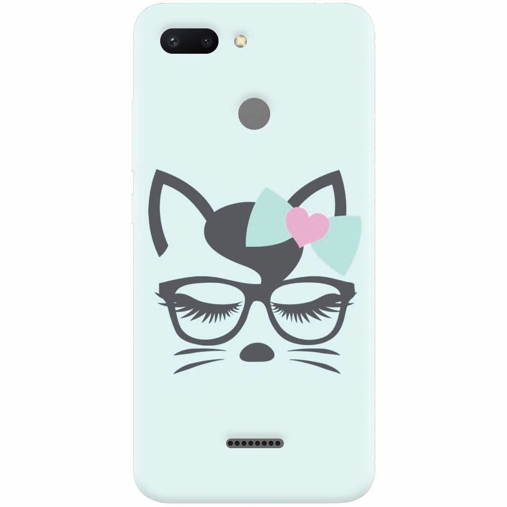 Husa silicon pentru Xiaomi Redmi 6, Angel Cat