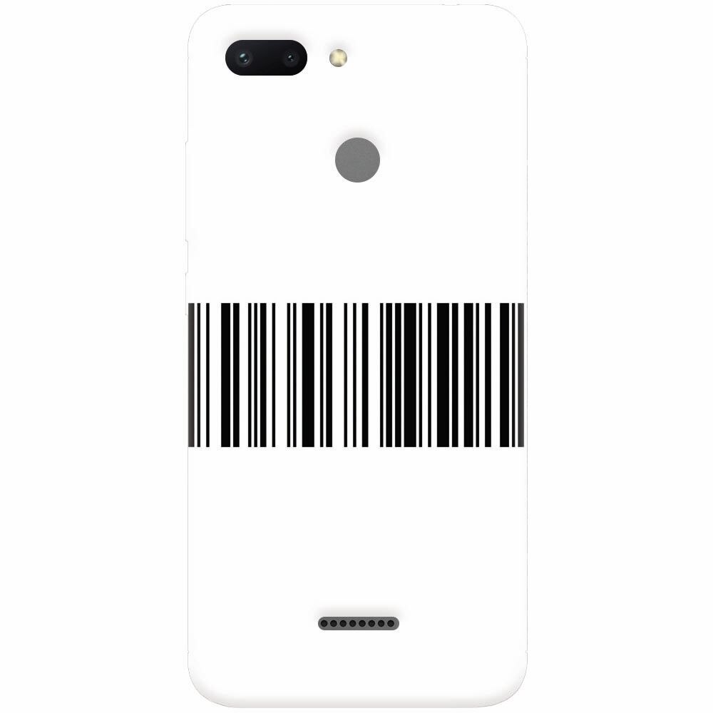 Husa silicon pentru Xiaomi Redmi 6, Bar Code