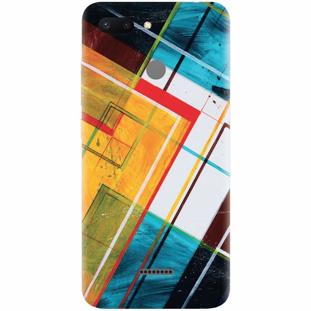 Husa silicon pentru Xiaomi Redmi 6, Abstraction Color Shape