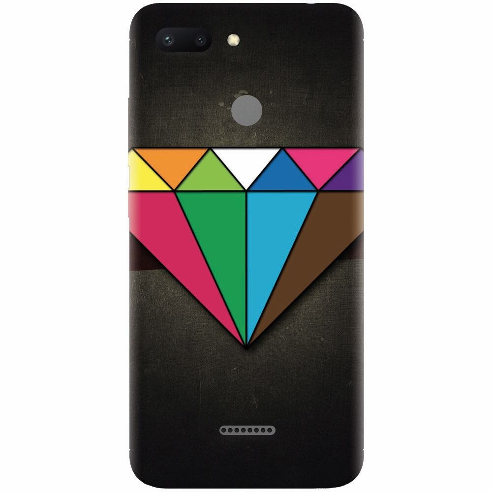 Husa silicon pentru Xiaomi Redmi 6, Colorful Diamond