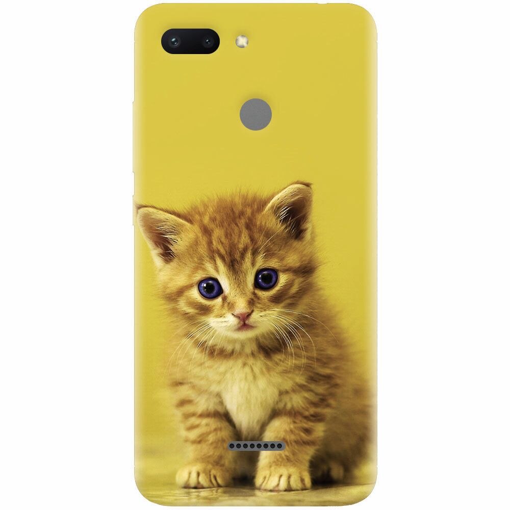 Husa silicon pentru Xiaomi Redmi 6, Baby Kitten