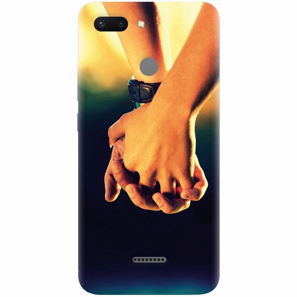 Husa silicon pentru Xiaomi Redmi 6, Couple Holding Hands