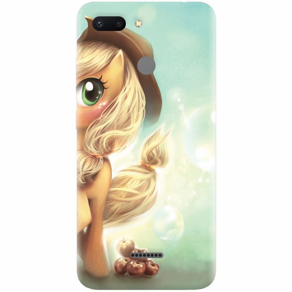 Husa silicon pentru Xiaomi Redmi 6, Applejack Pony Cute K