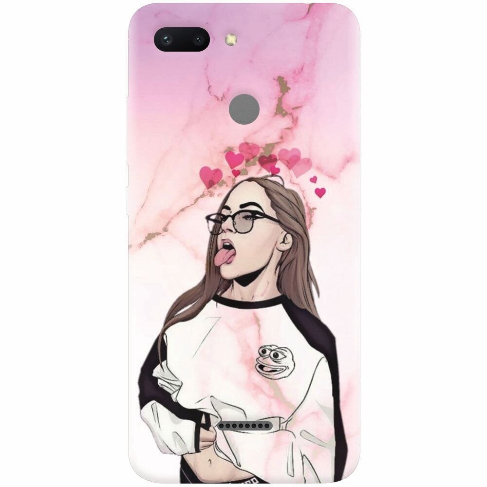 Husa silicon pentru Xiaomi Redmi 6, Bad Girl