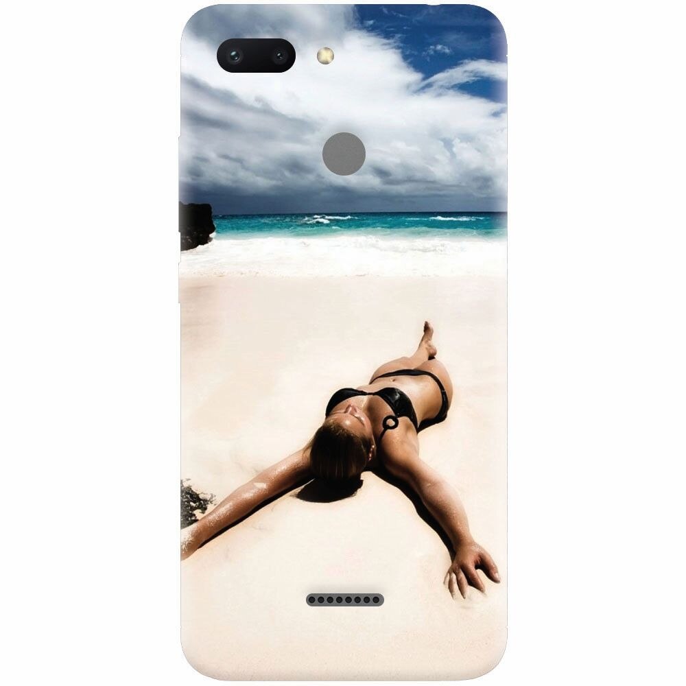 Husa silicon pentru Xiaomi Redmi 6, Beach Lounging