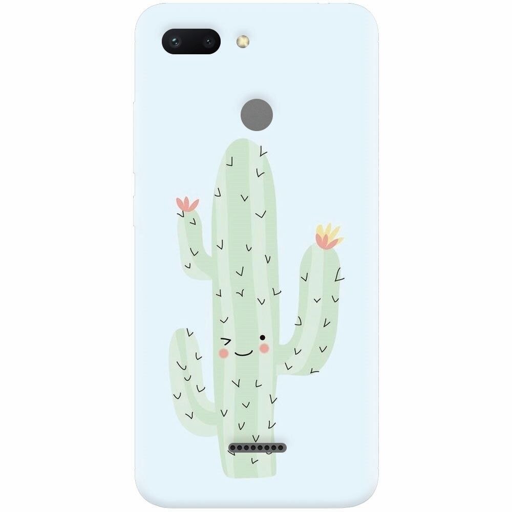 Husa silicon pentru Xiaomi Redmi 6, Cactus