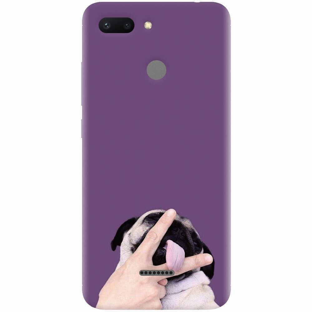 Husa silicon pentru Xiaomi Redmi 6, Cute Dog 2
