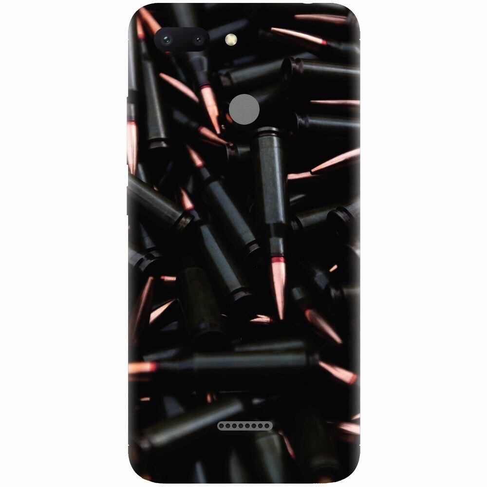 Husa silicon pentru Xiaomi Redmi 6, Ammunition Bullets