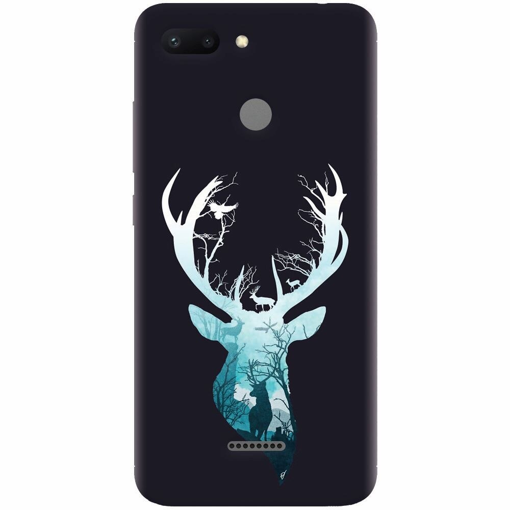 Husa silicon pentru Xiaomi Redmi 6, Cerb