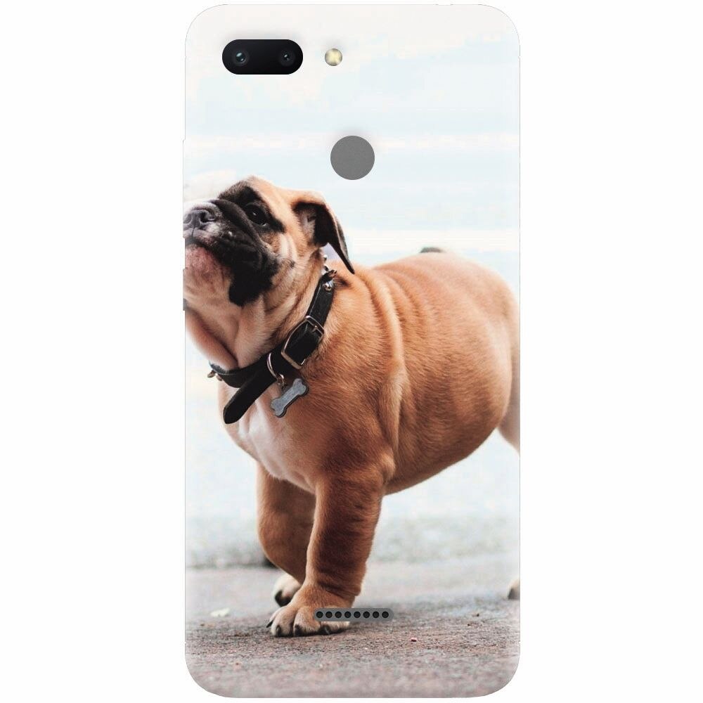 Husa silicon pentru Xiaomi Redmi 6, Little Dog Puppy Animal