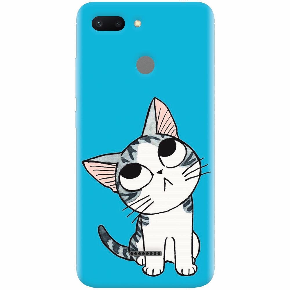 Husa silicon pentru Xiaomi Redmi 6, Cat Lovely Cartoon