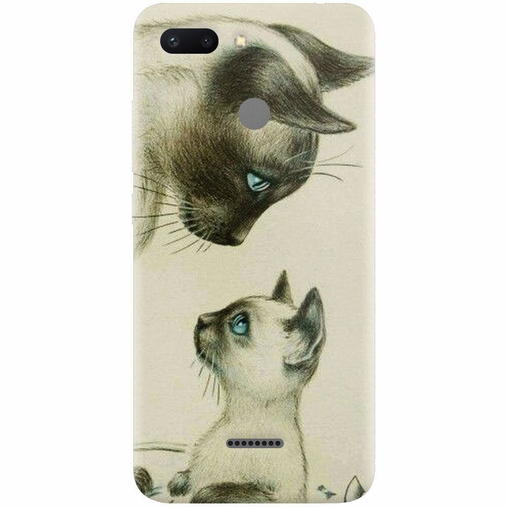 Husa silicon pentru Xiaomi Redmi 6, Little Cat