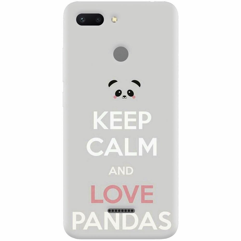 Husa silicon pentru Xiaomi Redmi 6, Panda Phone