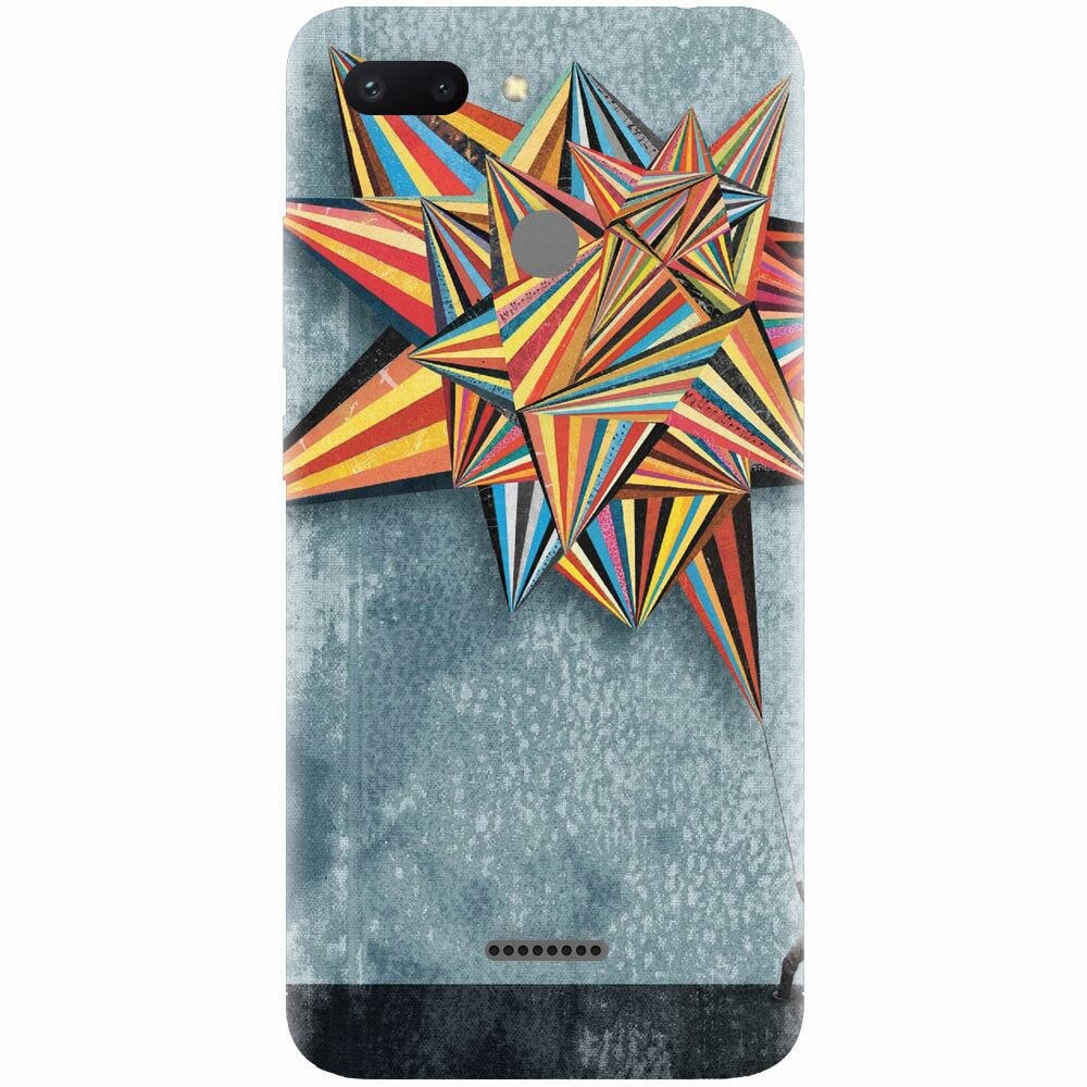 Husa silicon pentru Xiaomi Redmi 6, Abstract Colorful Balloon Triangles