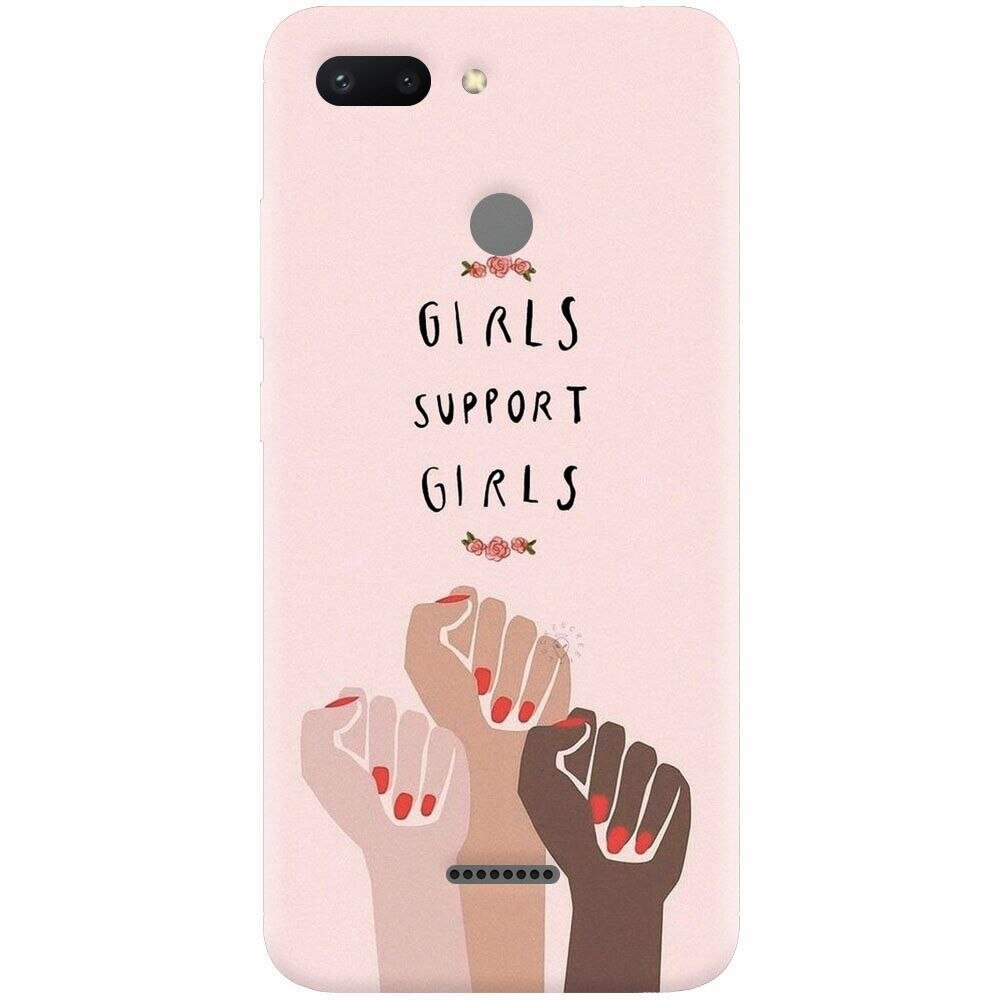 Husa silicon pentru Xiaomi Redmi 6, Girls Supportgirls
