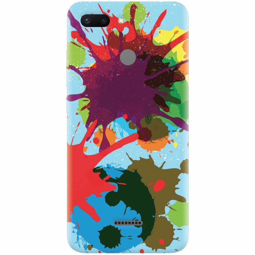 Husa silicon pentru Xiaomi Redmi 6, Holi Splash