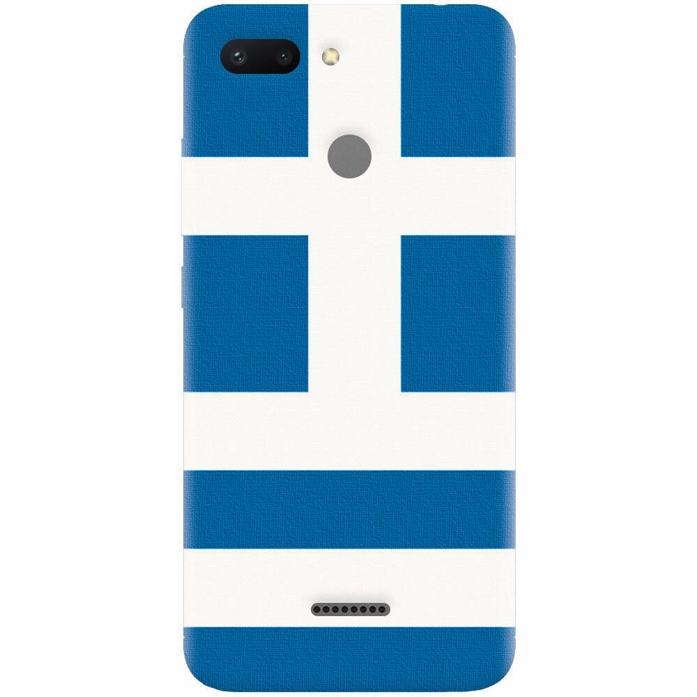 Husa silicon pentru Xiaomi Redmi 6, Greece Flag