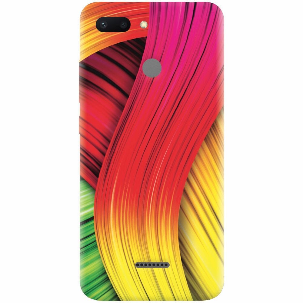 Husa silicon pentru Xiaomi Redmi 6, Colorful Abstract