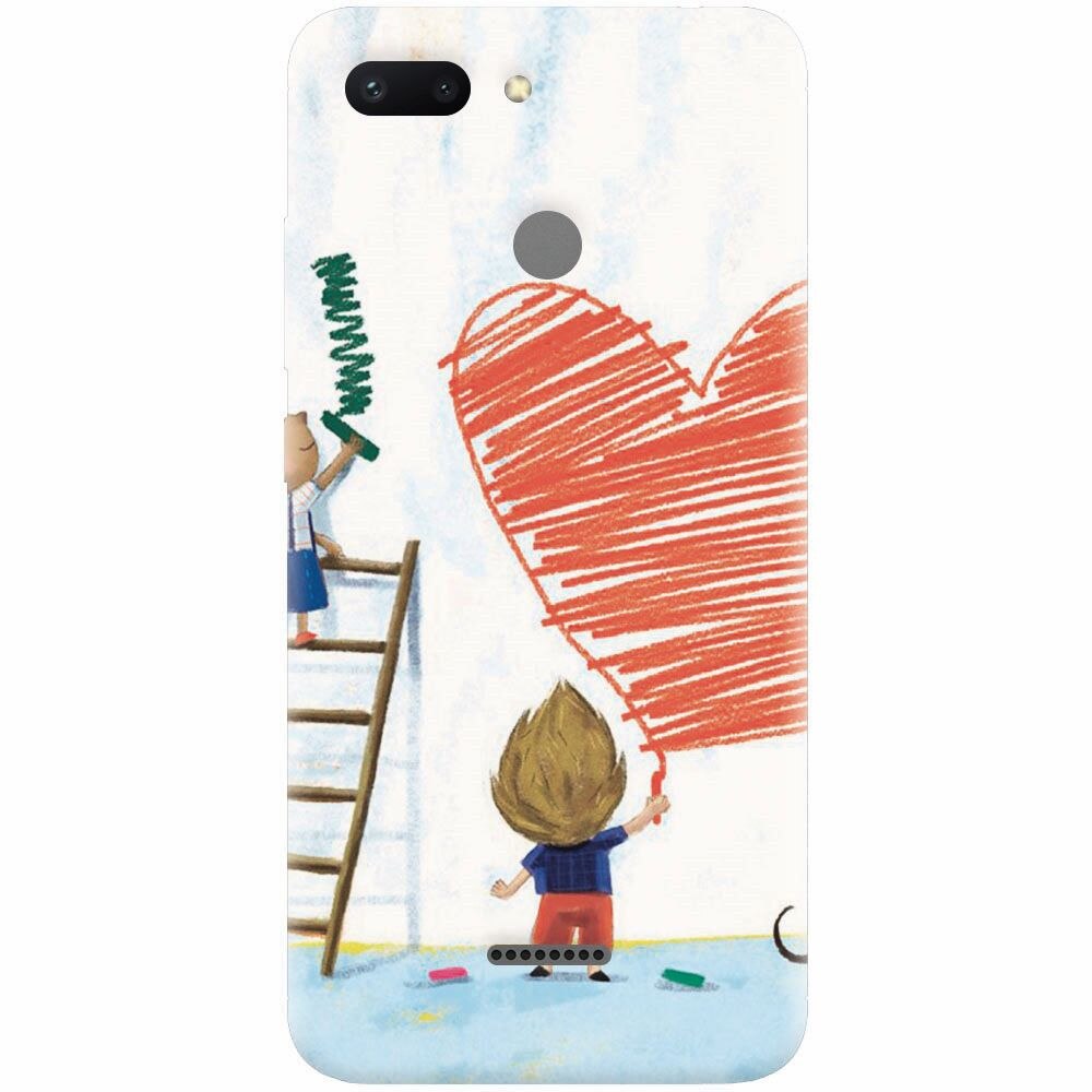 Husa silicon pentru Xiaomi Redmi 6, I Love You Creatures