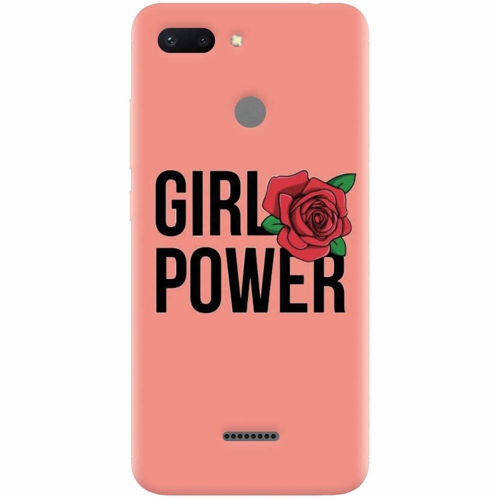 Husa silicon pentru Xiaomi Redmi 6, Girl Power 2