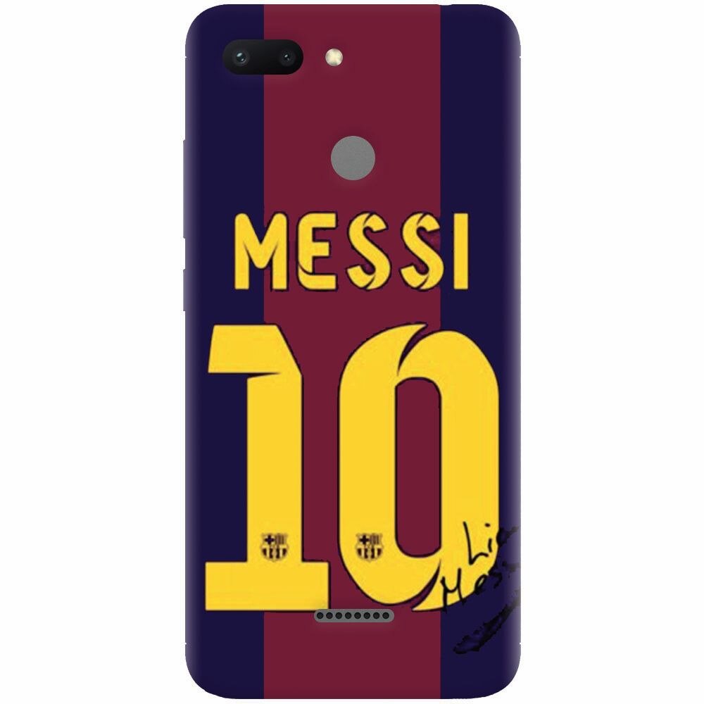 Husa silicon pentru Xiaomi Redmi 6, Messi 0