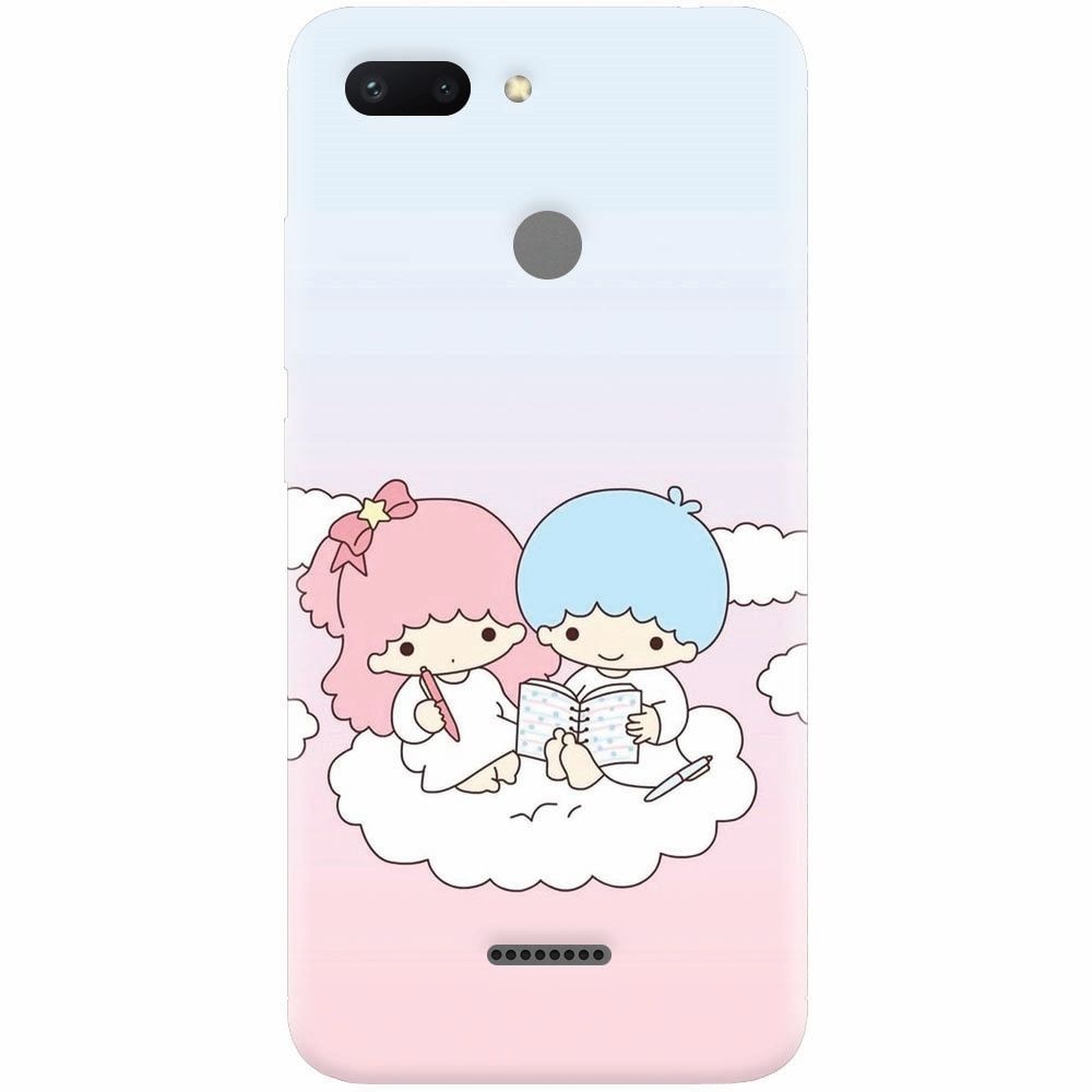 Husa silicon pentru Xiaomi Redmi 6, Little Twins On Cloud