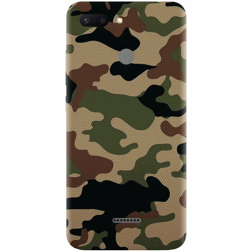 Husa silicon pentru Xiaomi Redmi 6, Camuflaj