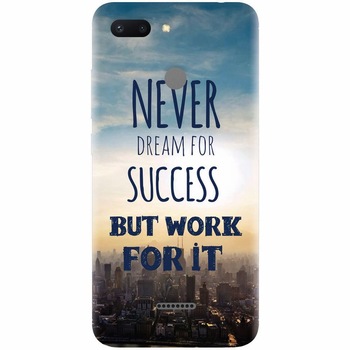 Husa silicon pentru Xiaomi Redmi 6, Never Dream Husa silicon pentru Xiaomi Redmi 6, Never Dream