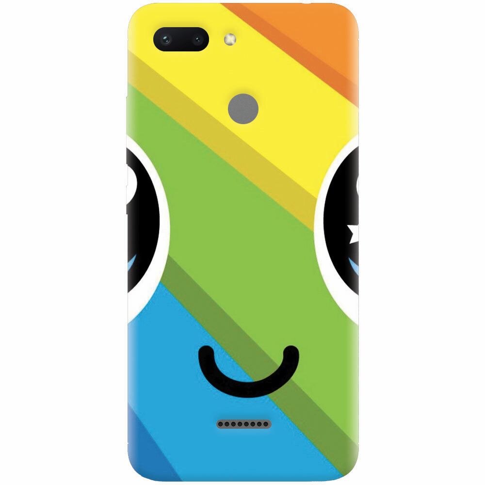Husa silicon pentru Xiaomi Redmi 6, Happy Face