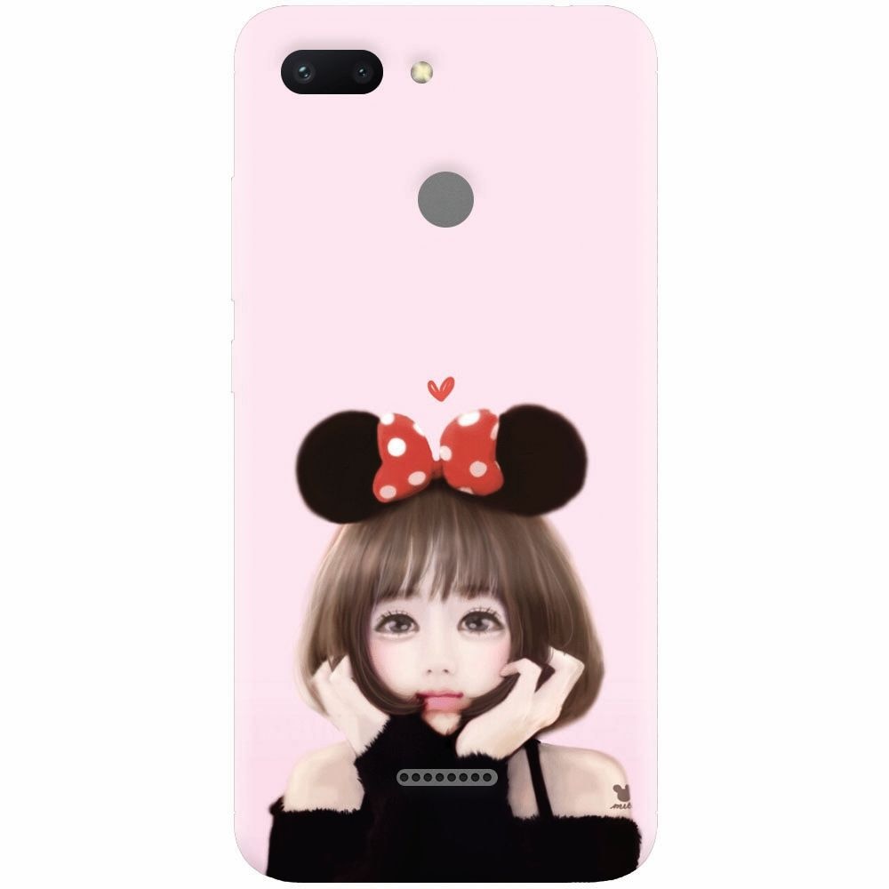 Husa silicon pentru Xiaomi Redmi 6, Girly 002
