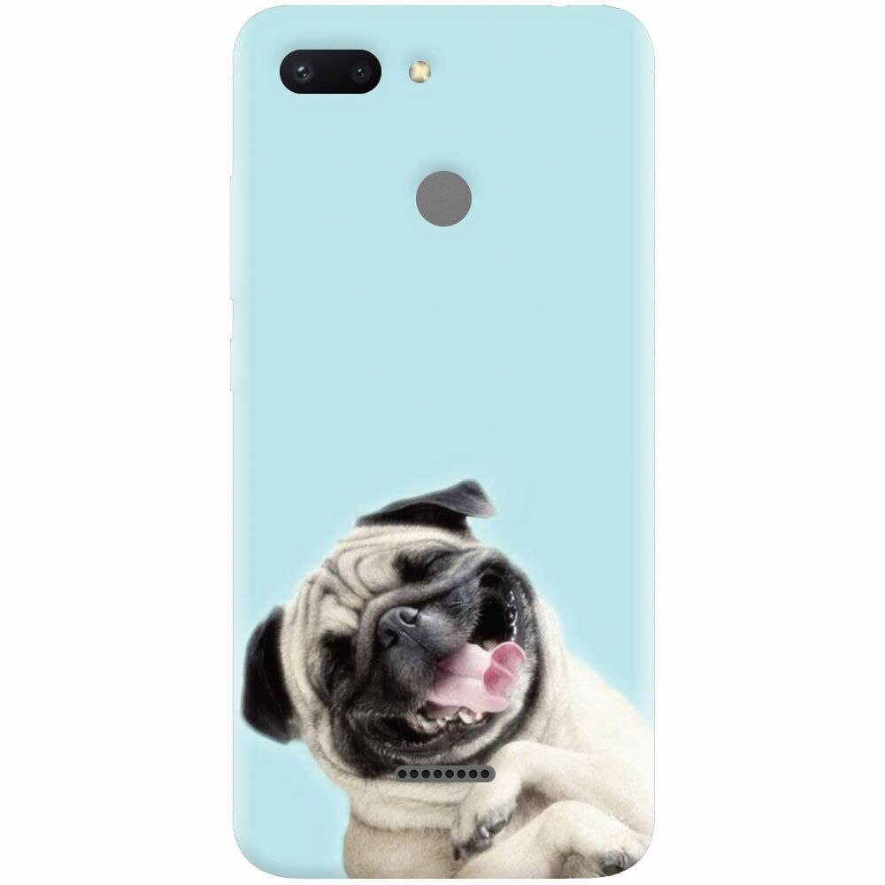Husa silicon pentru Xiaomi Redmi 6, Happy Dog