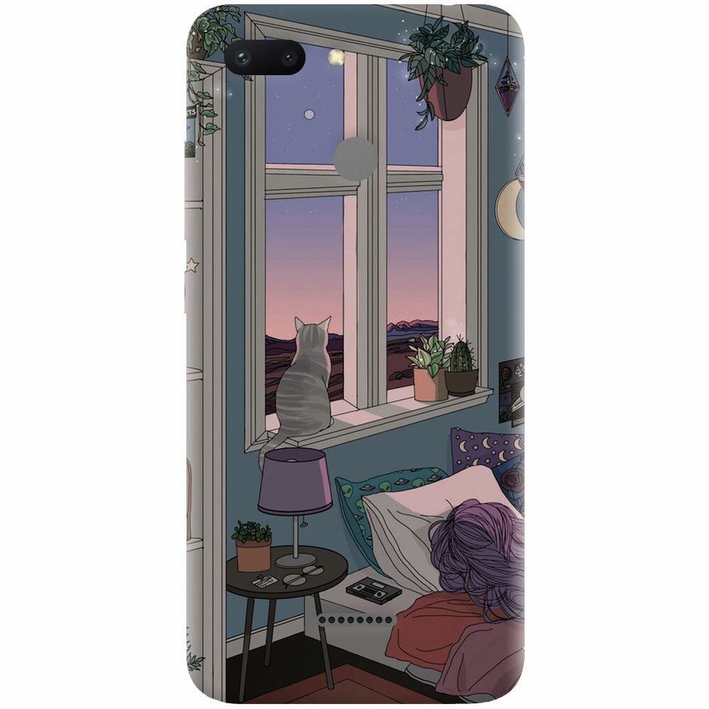 Husa silicon pentru Xiaomi Redmi 6, Girl Room