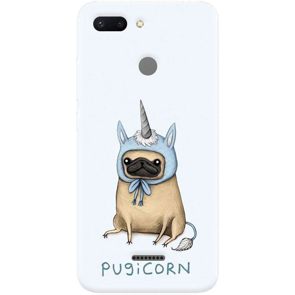 Husa silicon pentru Xiaomi Redmi 6, Pugicorn