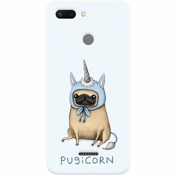 Husa silicon pentru Xiaomi Redmi 6, Pugicorn Husa silicon pentru Xiaomi Redmi 6, Pugicorn