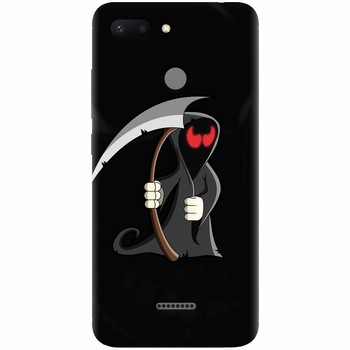 Husa silicon pentru Xiaomi Redmi 6, Grim Reaper Husa silicon pentru Xiaomi Redmi 6, Grim Reaper