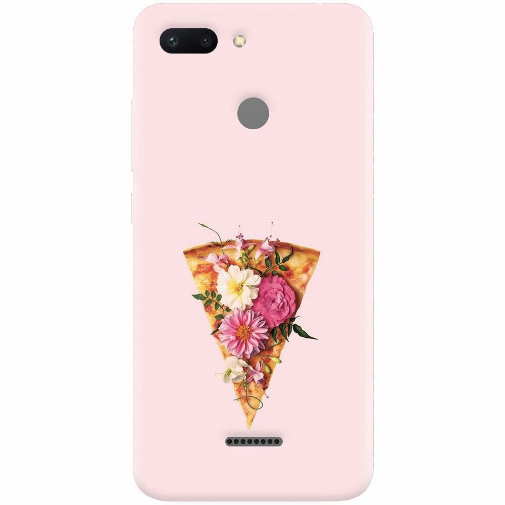 Husa silicon pentru Xiaomi Redmi 6, Flower Pizza