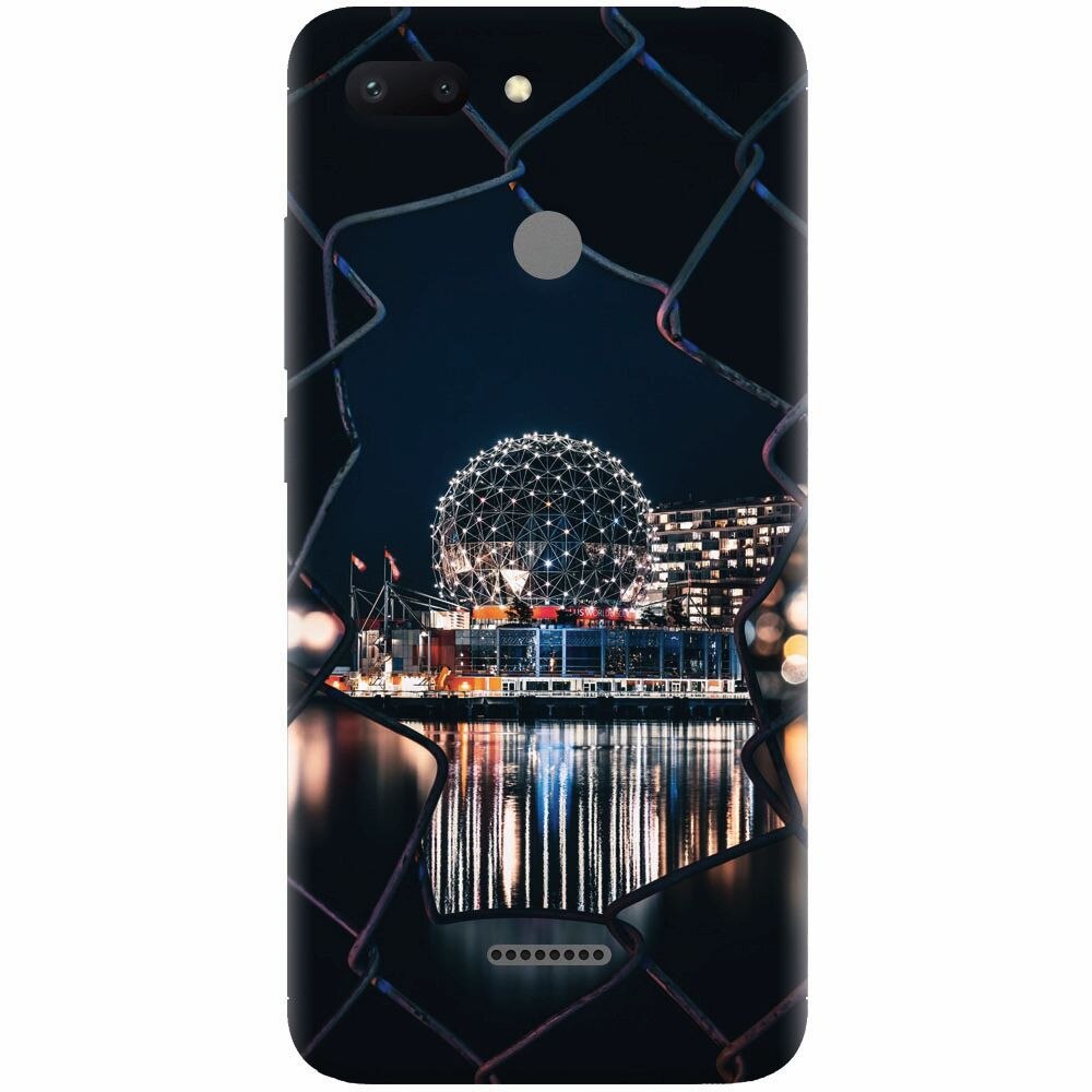 Husa silicon pentru Xiaomi Redmi 6, Abstract Architectural Design