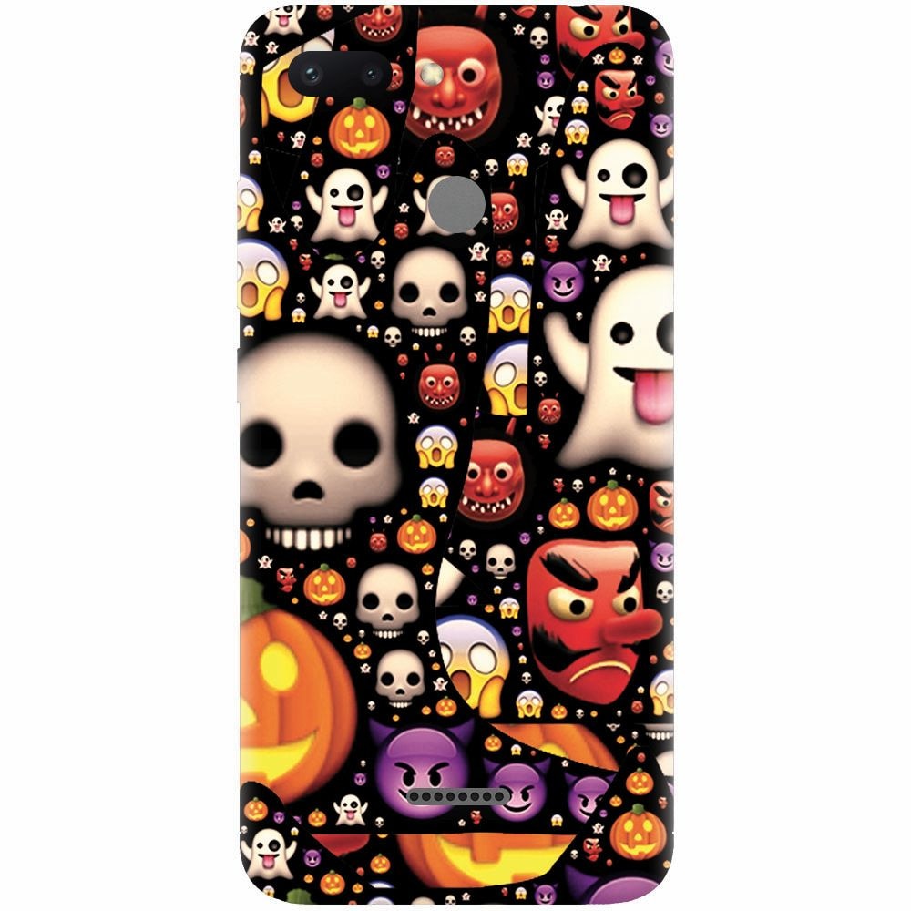 Husa silicon pentru Xiaomi Redmi 6, Emoji Mess
