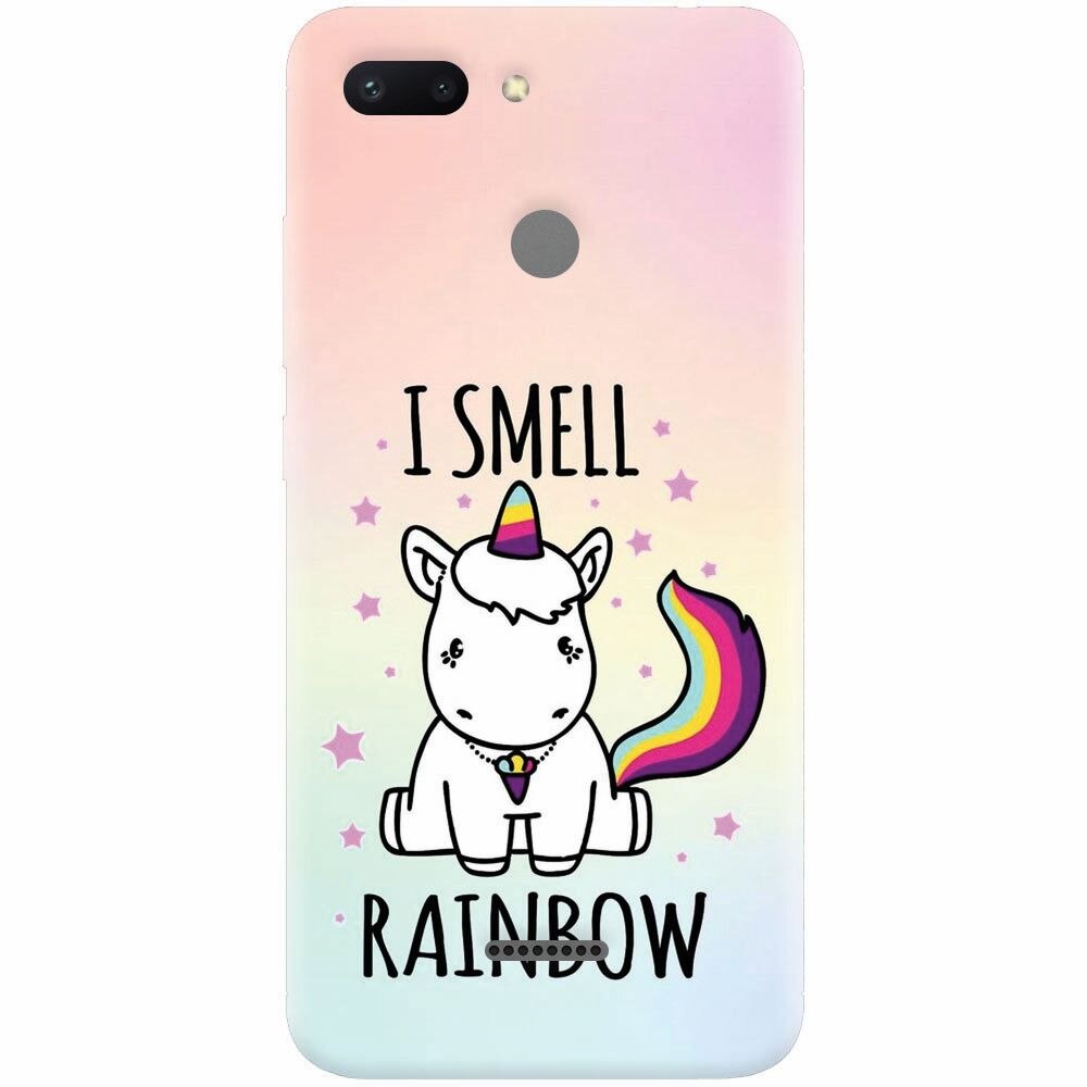 Husa silicon pentru Xiaomi Redmi 6, I Smell Rainbow